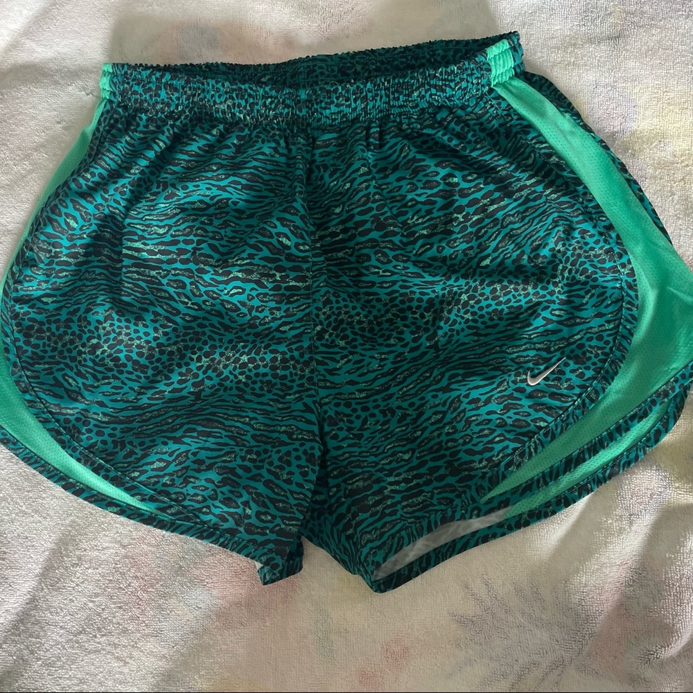 Nike Dri-Fit Blue Cheetah Print Shorts